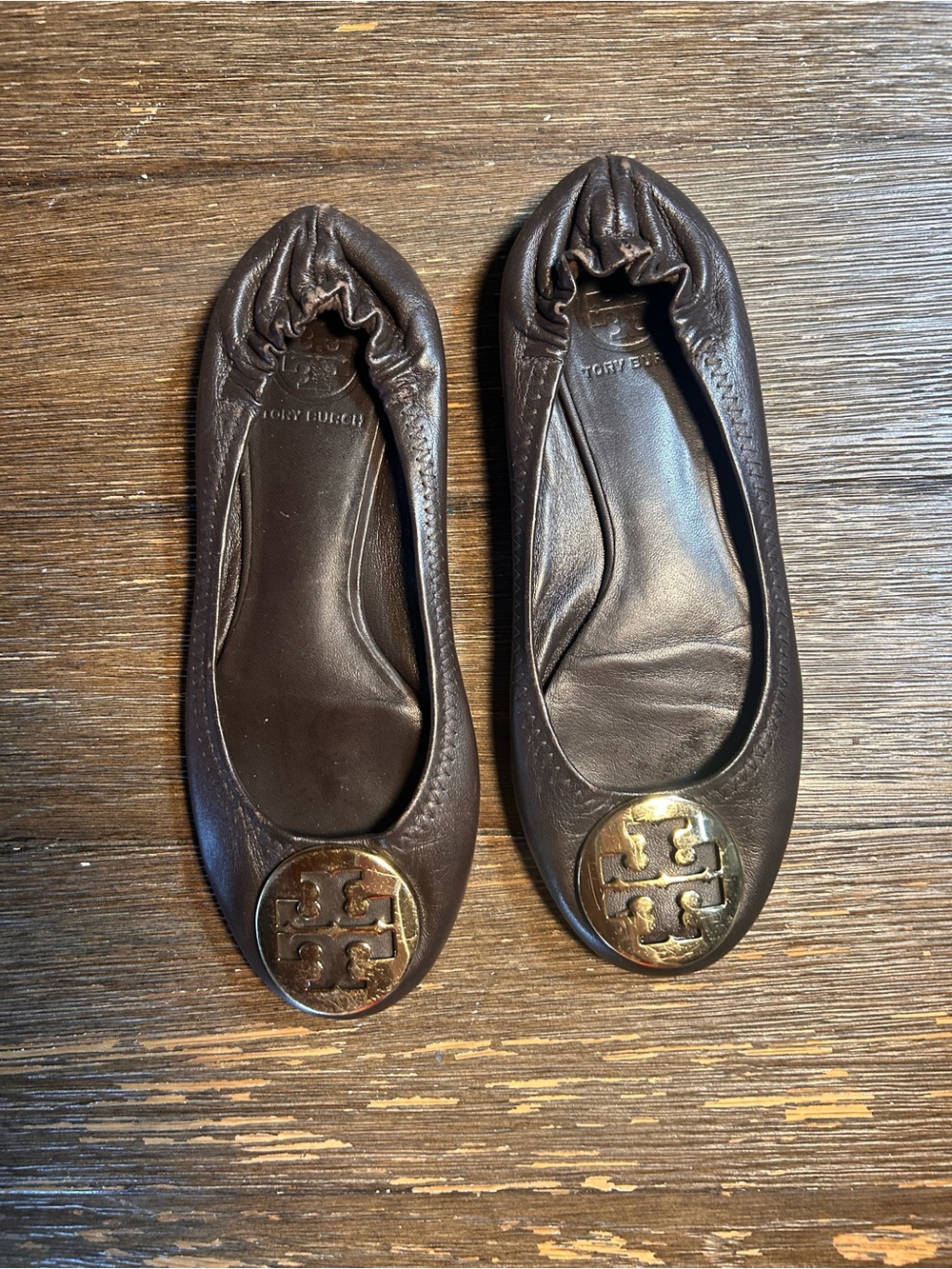 Tory Burch leather ballet flats size 6.5